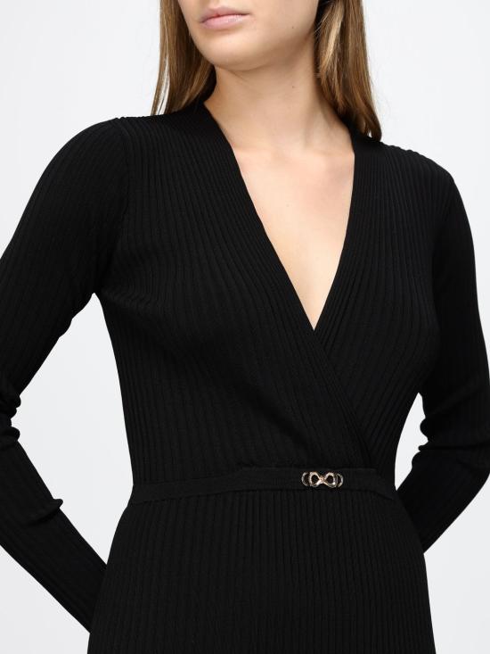 26FW 트윈셋 롱 원피스 262TT3450 0006 Black - TWINSET