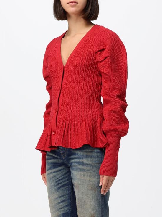 26FW 블루마린 가디건 RF6161MAB34 X0824 Red - BLUMARINE