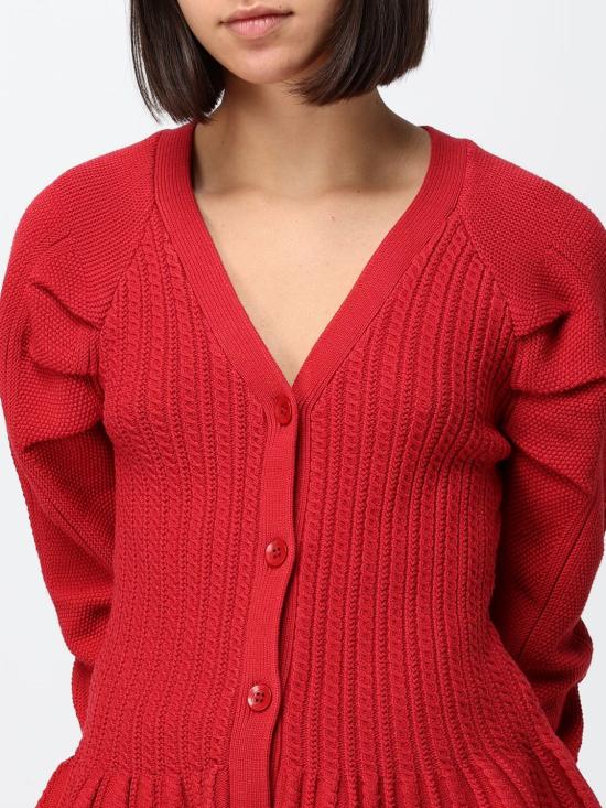26FW 블루마린 가디건 RF6161MAB34 X0824 Red - BLUMARINE
