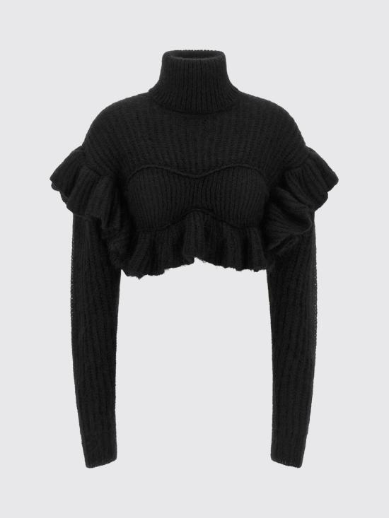 26FW 엘리자베타프랜치 터틀넥 MK43T67E2 110 Black - ELISABETTA FRANCHI