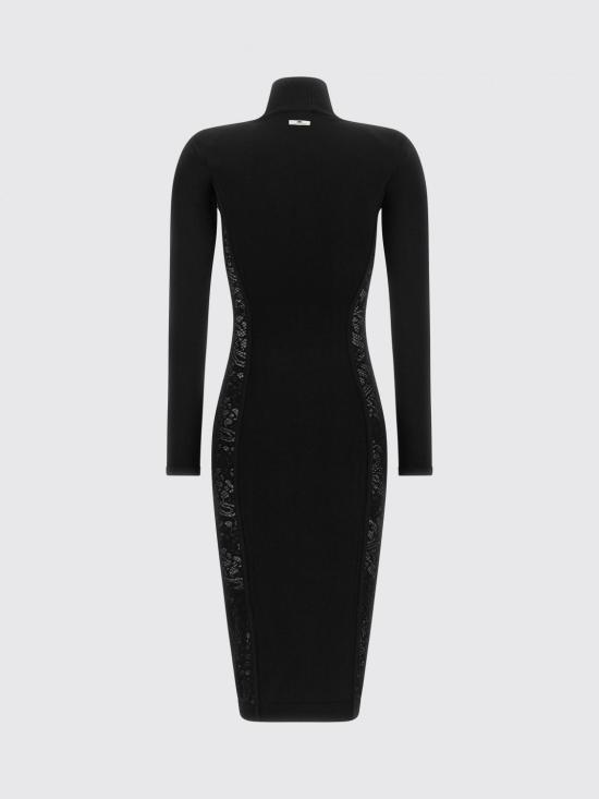 26FW 엘리자베타프랜치 미디 원피스 AM28Q66E2 110 Black - ELISABETTA FRANCHI