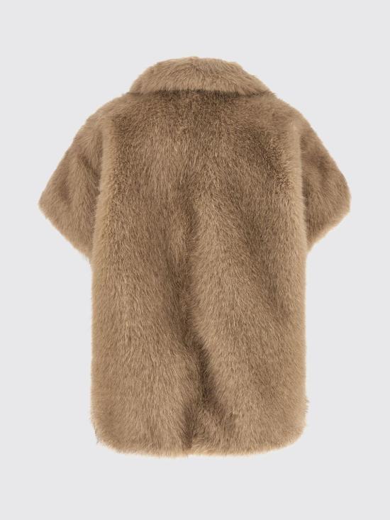 26FW 에르노 롱 헤어 퍼 터치 베스트 롱 헤어 퍼 터치 베스트 GC000607D12908 1985 Beige - HERNO