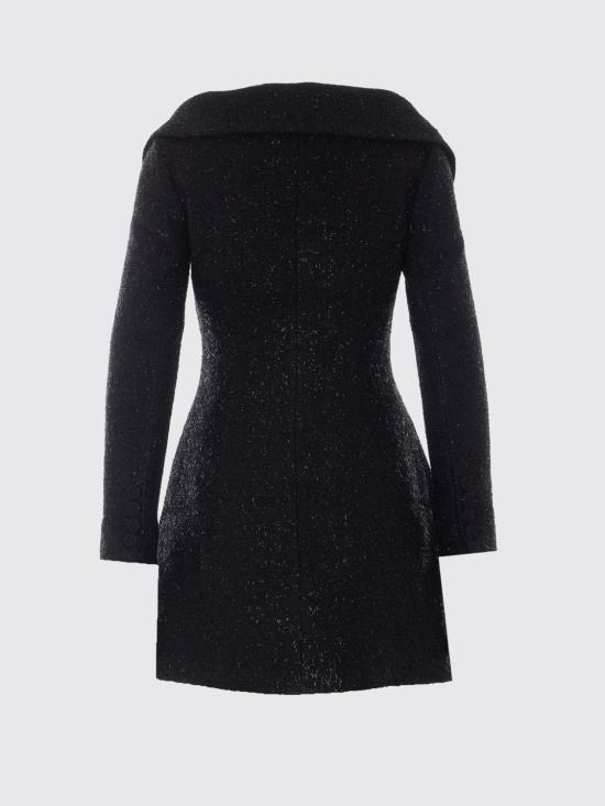 26FW 셀프 포트레이트 미디 원피스 AW26057SB Black - SELF PORTRAIT