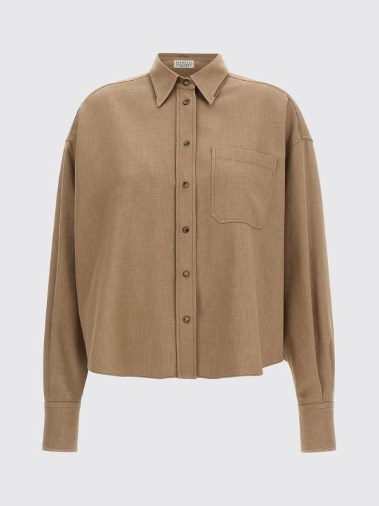 26FW 브루넬로 쿠치넬리 셔츠 MB148M1O26 C006 Colonial - BRUNELLO CUCINELLI