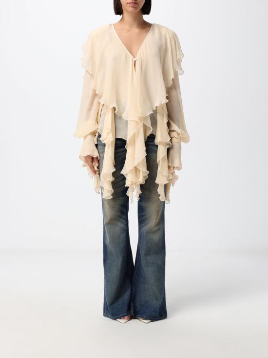 26FW 블루마린 블라우스 RF6071T6679 X0818 Yellow Cream