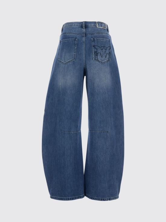 26FW 핑코 데님 팬츠 107196A3GL PJC Blue - PINKO