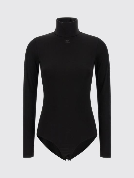 26FW 쿠레쥬 긴팔 티셔츠 426TTO604JS0323 9999 Black - COURREGES