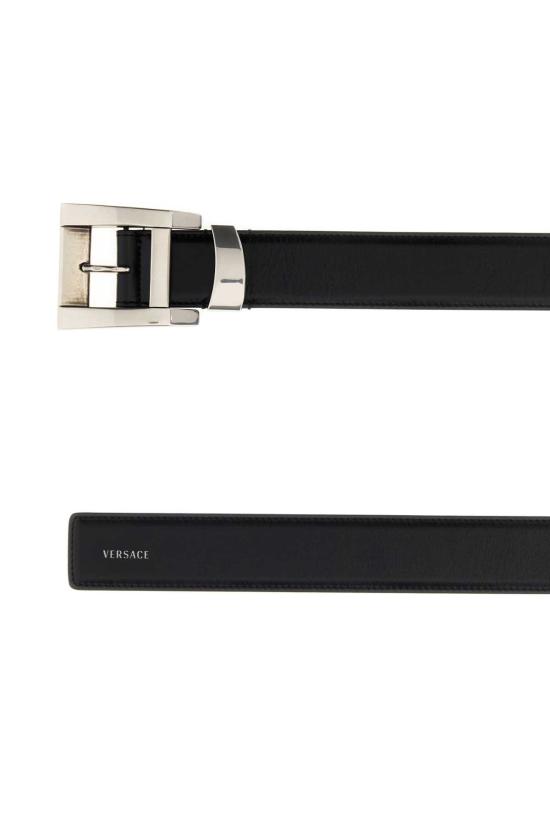 26FW 베르사체 벨트 10241971A17848 1B00K Black - VERSACE