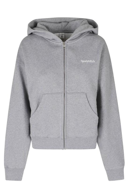 26FW 스포티앤리치 후드 티셔츠 ST10284300GY34 099 Grey