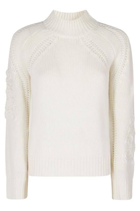 26FW 에르마노 피렌제 니트웨어 D49EM001E54 099 White