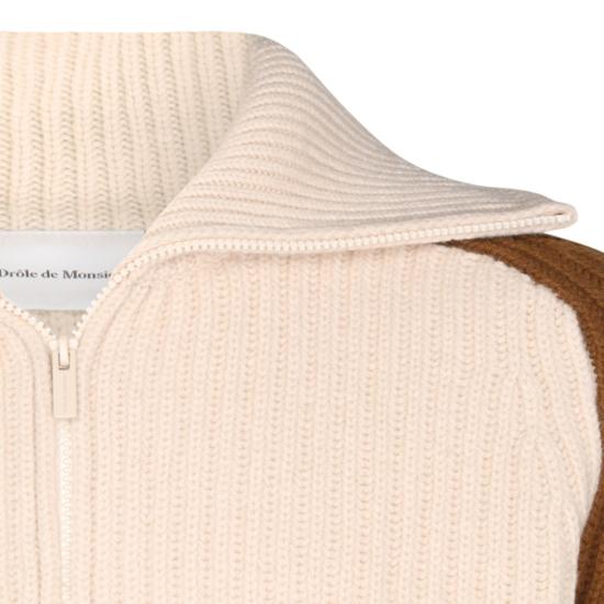 26FW 드롤드무슈 니트웨어 CA197WO018OW Neutrals - DROLE DE MONSIEUR