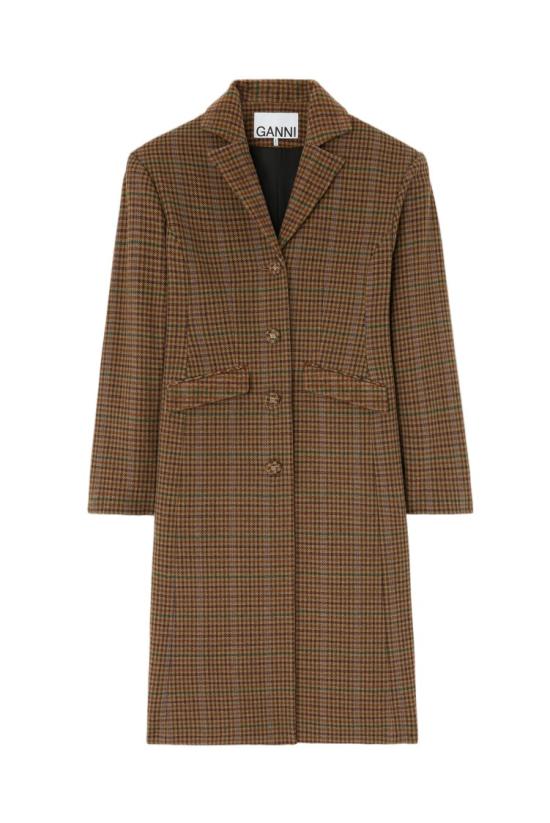 26FW 가니 코트 A1120005999 Brown