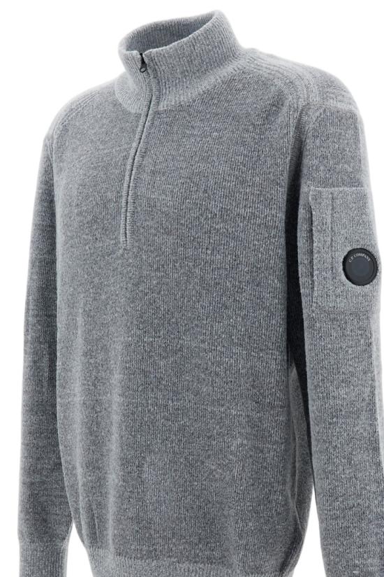 26FW 씨피 컴퍼니 니트웨어 21CMKN298A006170A921 Grey - C.P. COMPANY