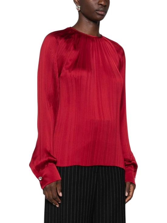 26FW 랑방 긴팔 티셔츠 RW TO0006 6413 A26 Red - LANVIN