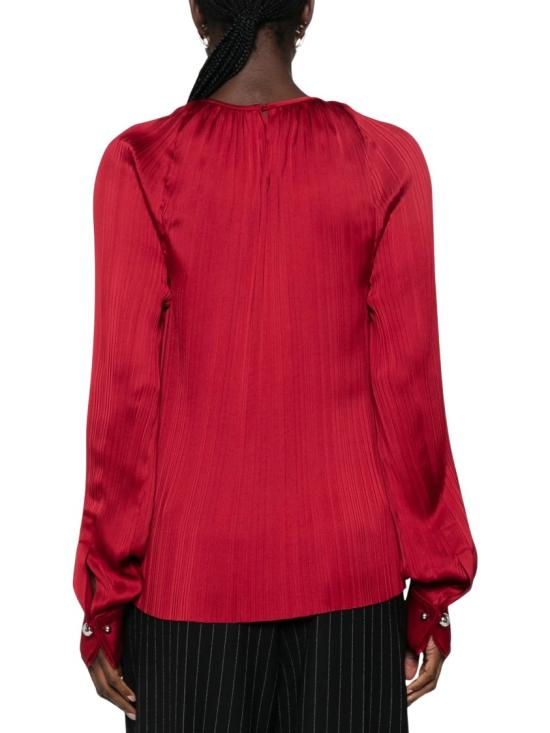 26FW 랑방 긴팔 티셔츠 RW TO0006 6413 A26 Red - LANVIN
