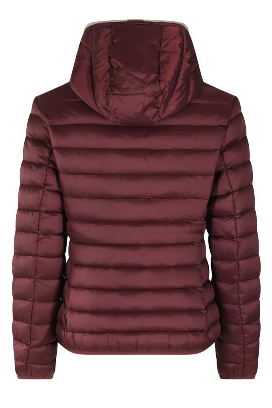 26FW 세이브더덕 자켓 D33620W IRIS21 099 Burgundy - SAVE THE DUCK