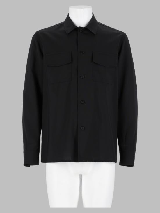 25FW 로우브랜드 긴팔 셔츠 L1HFW25260001 D001 BLACK