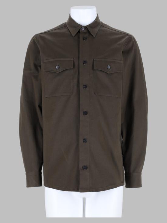 25FW 로우브랜드 긴팔 셔츠 L1HFW25260008 M073 BROWN
