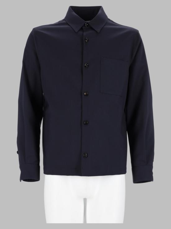25FW 비에이블 긴팔 셔츠 LEROY BLU BLUE