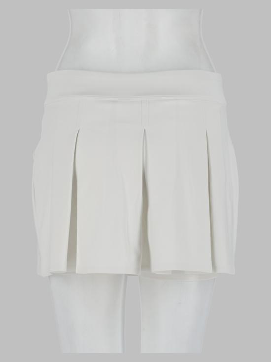 26FW 라코스테 스커트 JF6780 001 WHITE - LACOSTE