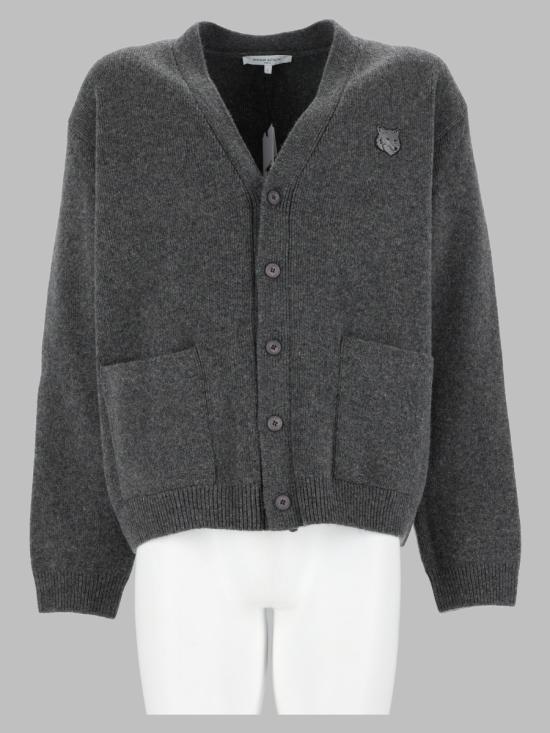 26FW 메종키츠네 가디건 MRMKC00KT1180 H170 GREY