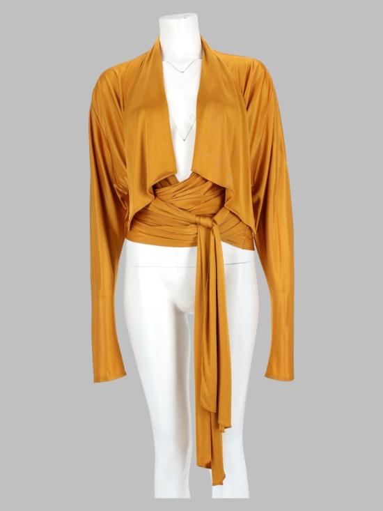 26FW 발망 블라우스 TO0000000012 B30 YELLOW