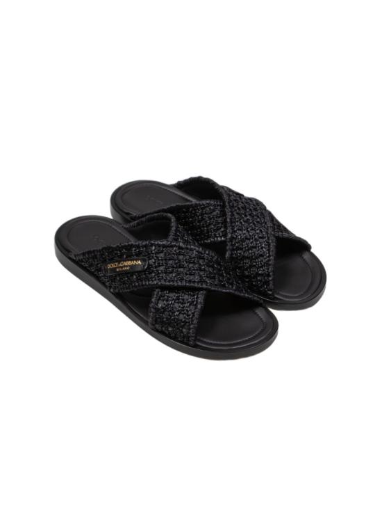 26FW 돌체앤가바나 뮬/슬리퍼 A80618 A0675 Black