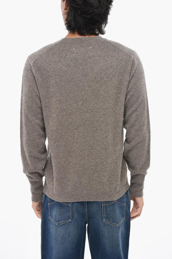  마르지엘라 포 스티치 크루넥 스웨터 S67HL0010M13031805M Brown - MAISON MARGIELA
