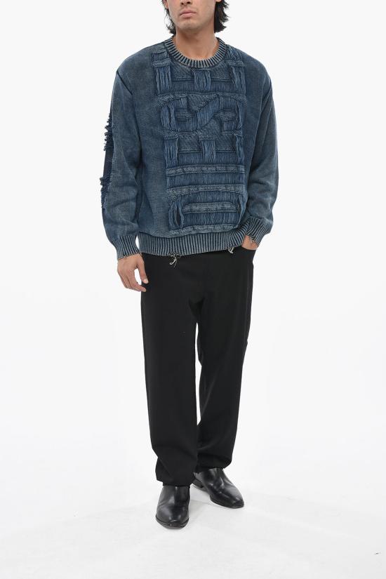  디젤 스웨터 A15478 0AJCZ 8AT Blue - DIESEL
