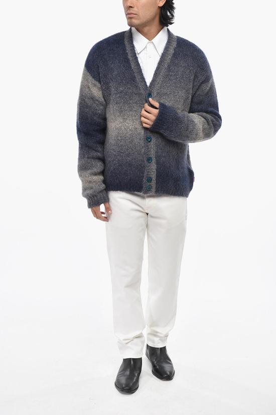  디젤 가디건 A14915 0WFBT 8MS Blu Grigio - DIESEL