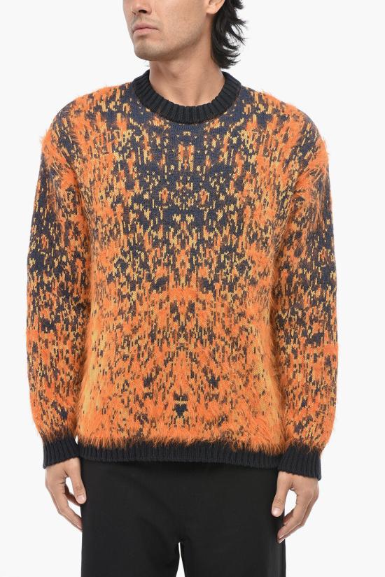  디젤 스웨터 A14916 0QKAI 3DK Arancio Blu Giallo