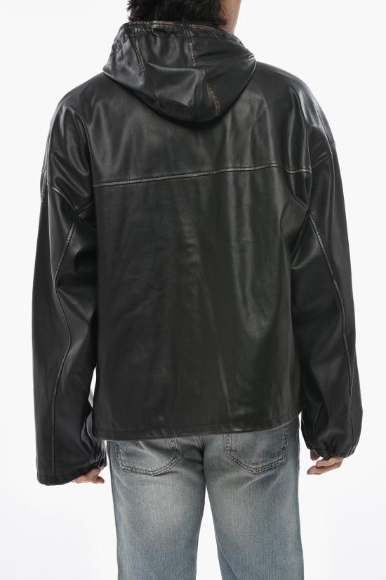  디젤 가죽 자켓 A17277 0IKAR 900 Black - DIESEL