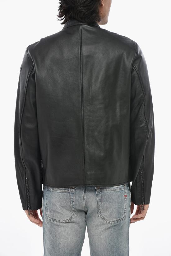  디젤 가죽 자켓 A14436 0AJIR 9XX Black - DIESEL