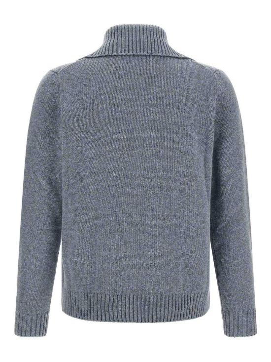 26FW 자노네 집업 니트 810356ZN233Z5567 BLUE - ZANONE