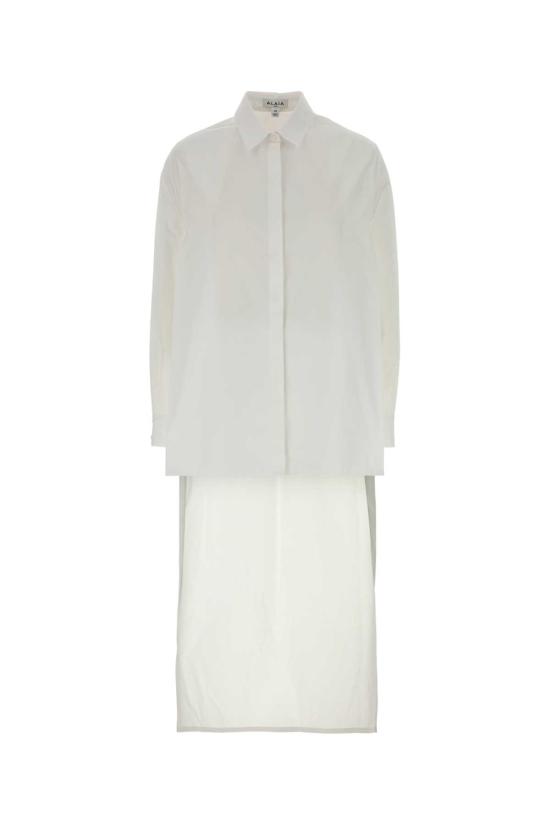 26FW 알라이아 셔츠 AA9C1013T611D 000 White