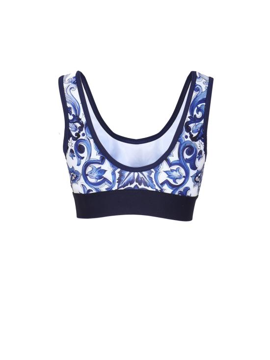 26FW 돌체앤가바나 트레이닝 티셔츠 F75H7T FPG7BHX3TN MAIOLICA 1 BLU - DOLCE & GABBANA