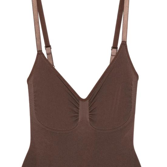 27SS Skims 바디수트 티셔츠 BD THG 3369 COA BROWN - SKIMS