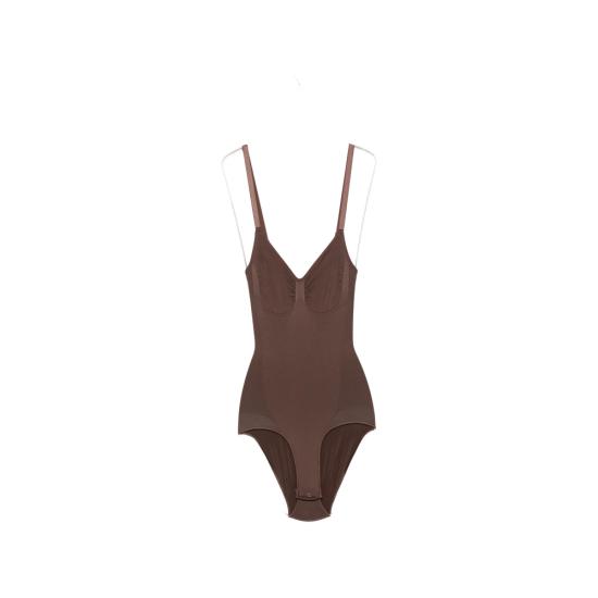 27SS Skims 바디수트 티셔츠 BD BRF 3370 COA BROWN