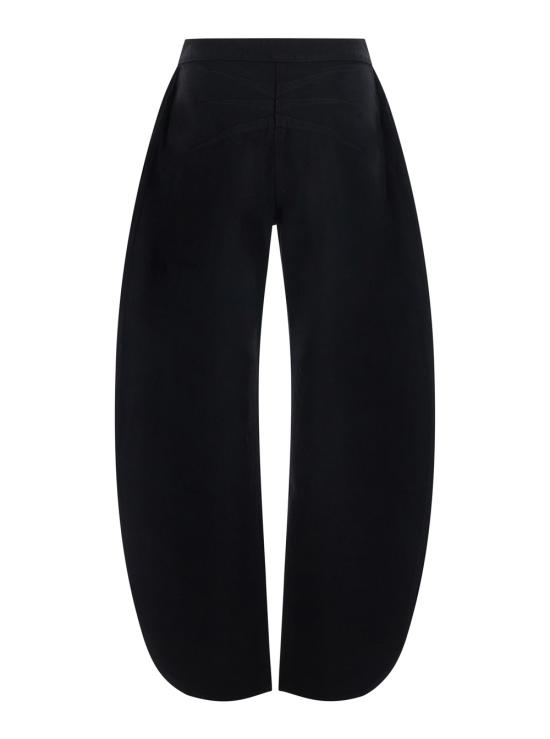 26FW 알라이아 데님 팬츠 AA9P0253D003C995 Black - ALAIA