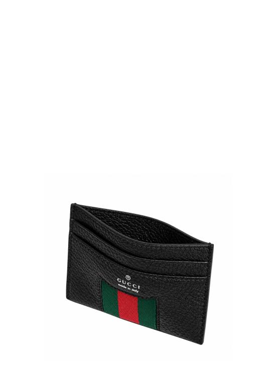 26FW 구찌 웹 트레이드마크 카드케이스 웹 트레이드마크 카드케이스 A0076X AAHAL1053 - GUCCI