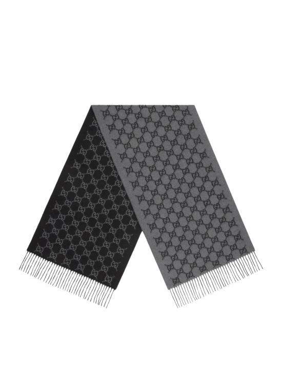 26FW 구찌 GG 캐시미어 스카프 812317 4GABX1260 GREY - GUCCI