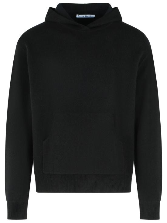 26FW 아크네 스튜디오 후드 티셔츠 B60430900 Black