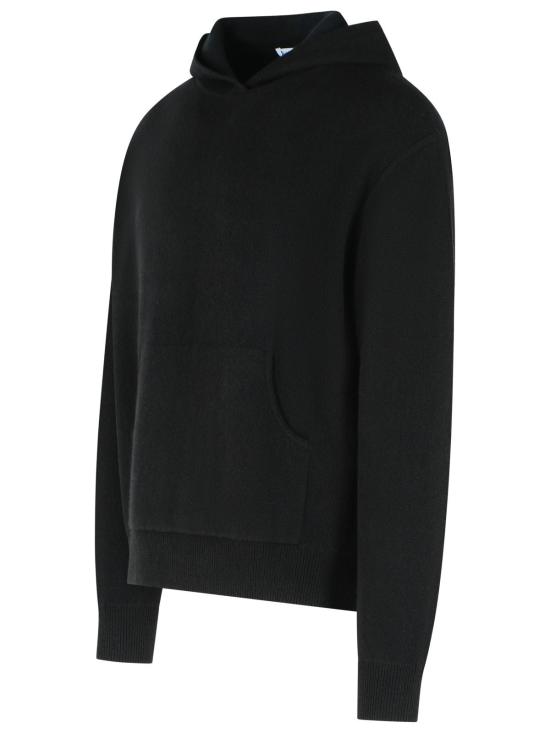 26FW 아크네 스튜디오 후드 티셔츠 B60430900 Black - ACNE STUDIOS