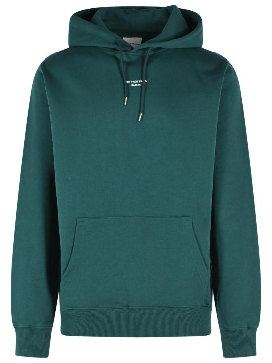 26FW 드롤드무슈 후드 티셔츠 PERM HO161 CO127DGN Green