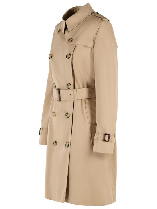26FW 버버리 미드 렝스 켄싱턴 헤리티지 트렌치 코트 8117243A1366 Beige - BURBERRY