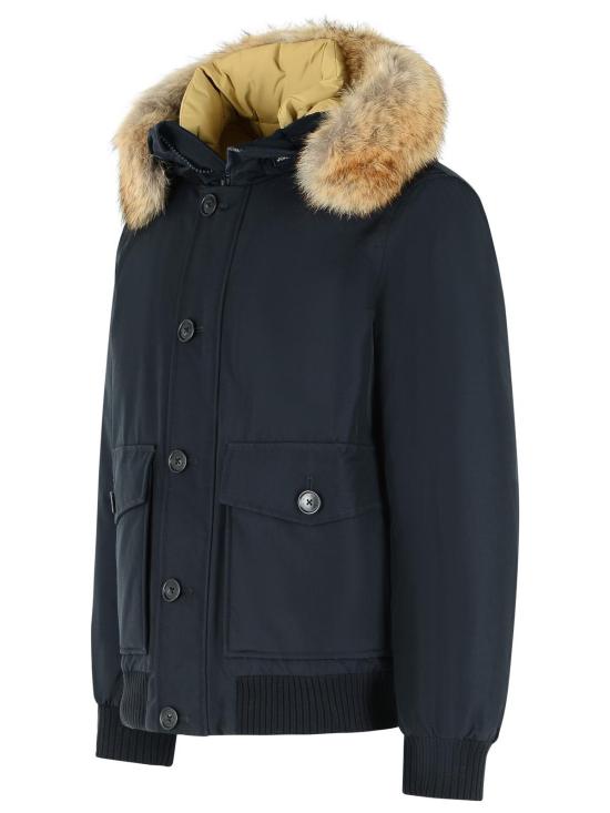 26FW 울리치 존 리치 앤 브로스 숏패딩 CFWOOU2238MRUT0001MLB Blue - WOOLRICH JOHN RICH BROS