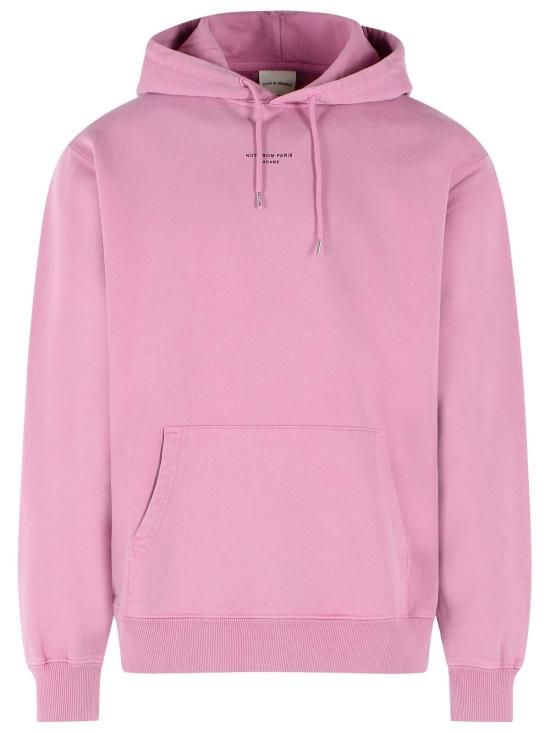 26FW 드롤드무슈 후드 티셔츠 M HO161 CO127DPK Pink