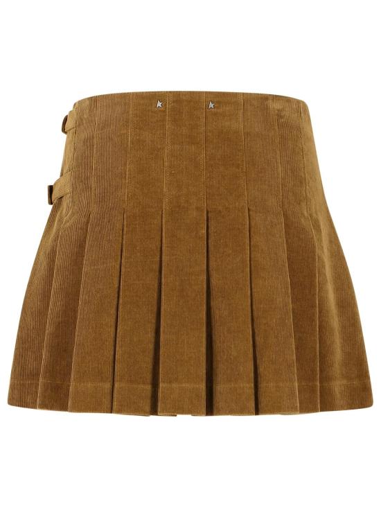 26FW 골든구스 숏 스커트 GWP02744 P00259620400 Brown - GOLDEN GOOSE