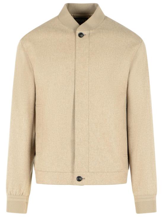 26FW 에르메네질도제냐 봄버 자켓 UIT43A4 C119262 Beige