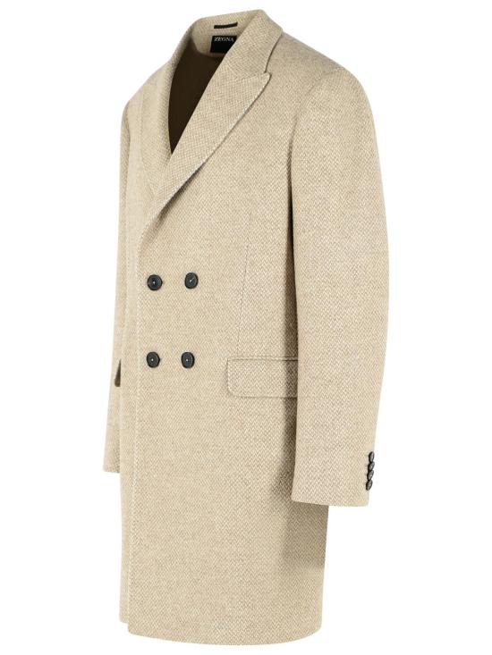 26FW 에르메네질도제냐 코트 497008A4 4DG4G0212 Beige - ERMENEGILDO ZEGNA